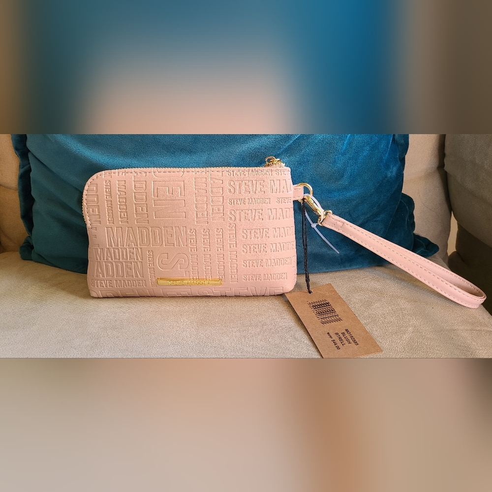 Steve Madden NWT Blush Pink Clutch